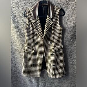 Brown and beige vest